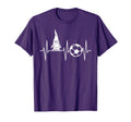 Gnome Soccer Player Ekg Heartbeat Garden T-Shirt - Unique Graphic Unisex - T-Shirt, Sweatshirt, Hoodie
