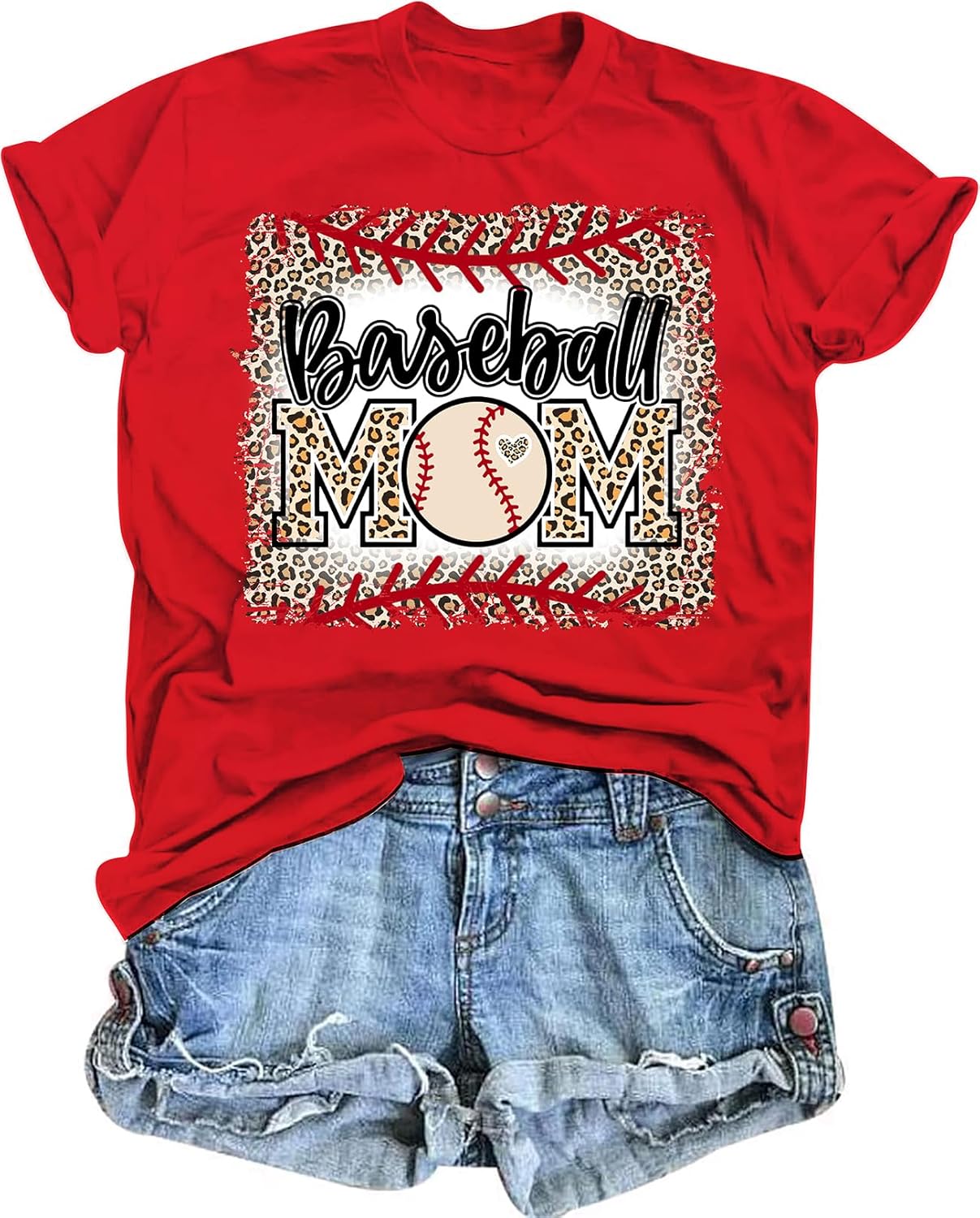 Baseball Women Mom Funny Mama Splatter Graphic Team - Adult & Kids T-Shirts, Sweatshirts & Hoodies apparel design preview 1
