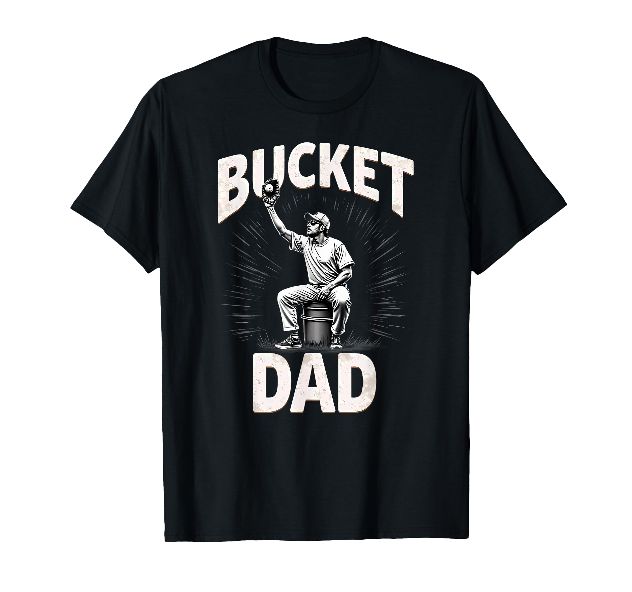 Softball Daddy Fathers Day From Sweatshirt - Fun Novelty Design Men Women - T-Shirt, Sweatshirt, Hoodie