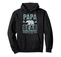 Papa Bear Power Pack Dad Grandpa Hoodie - Fun Novelty Design Unisex - T-Shirt, Sweatshirt, Hoodie