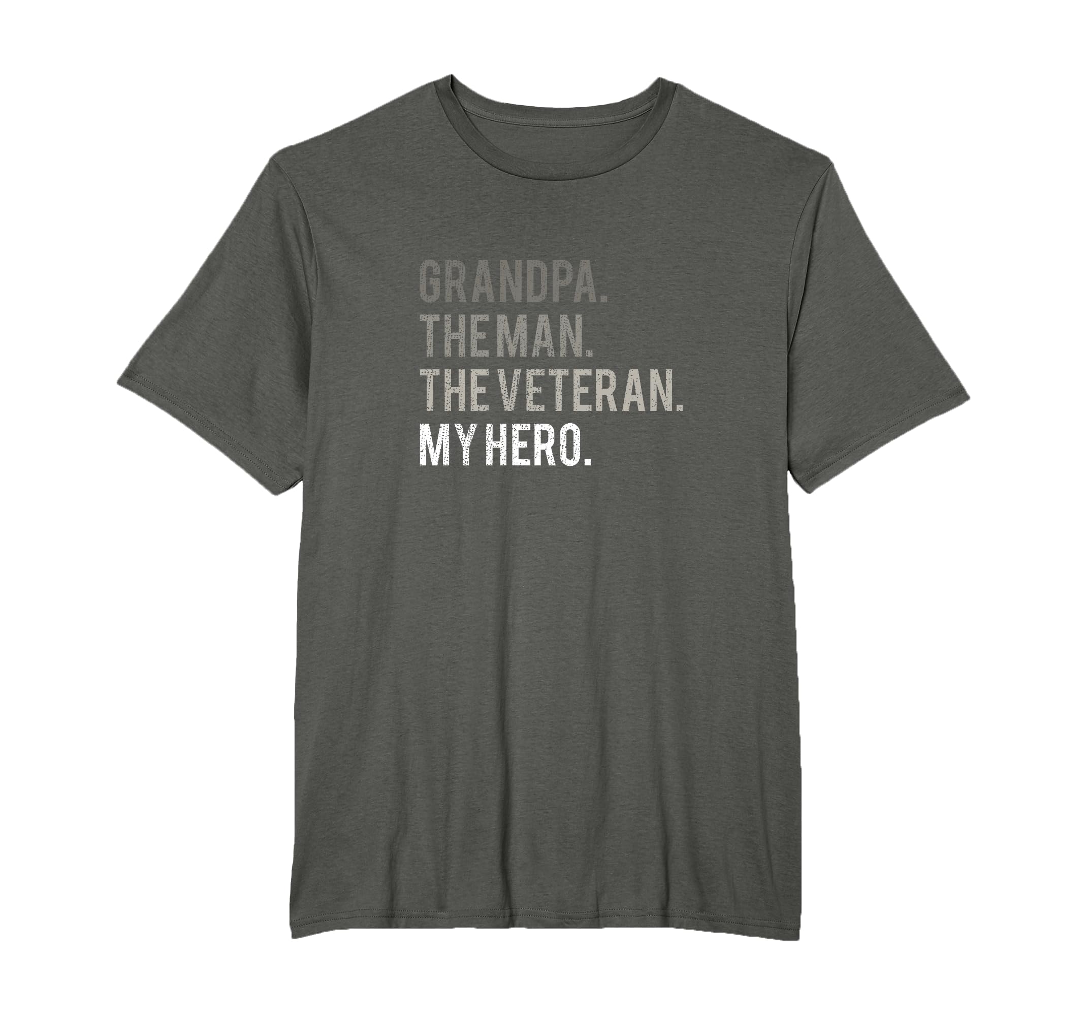 Grandpa Veteran My Hero Dad T-Shirt - Unique Graphic Unisex - T-Shirt, Sweatshirt, Hoodie
