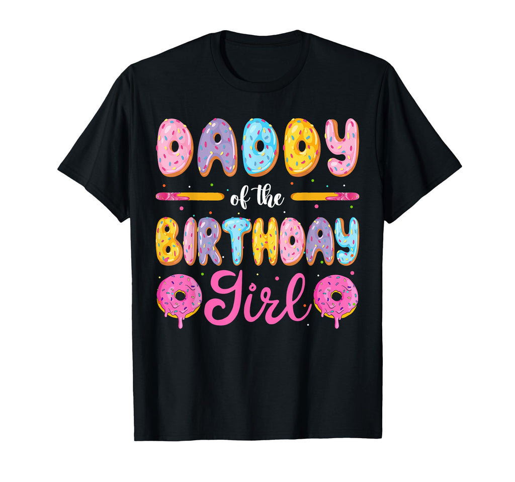 Daddy Birthday Donut Family Matching T-Shirt - Unique Graphic for Adults - T-Shirt, Sweatshirt, Hoodie