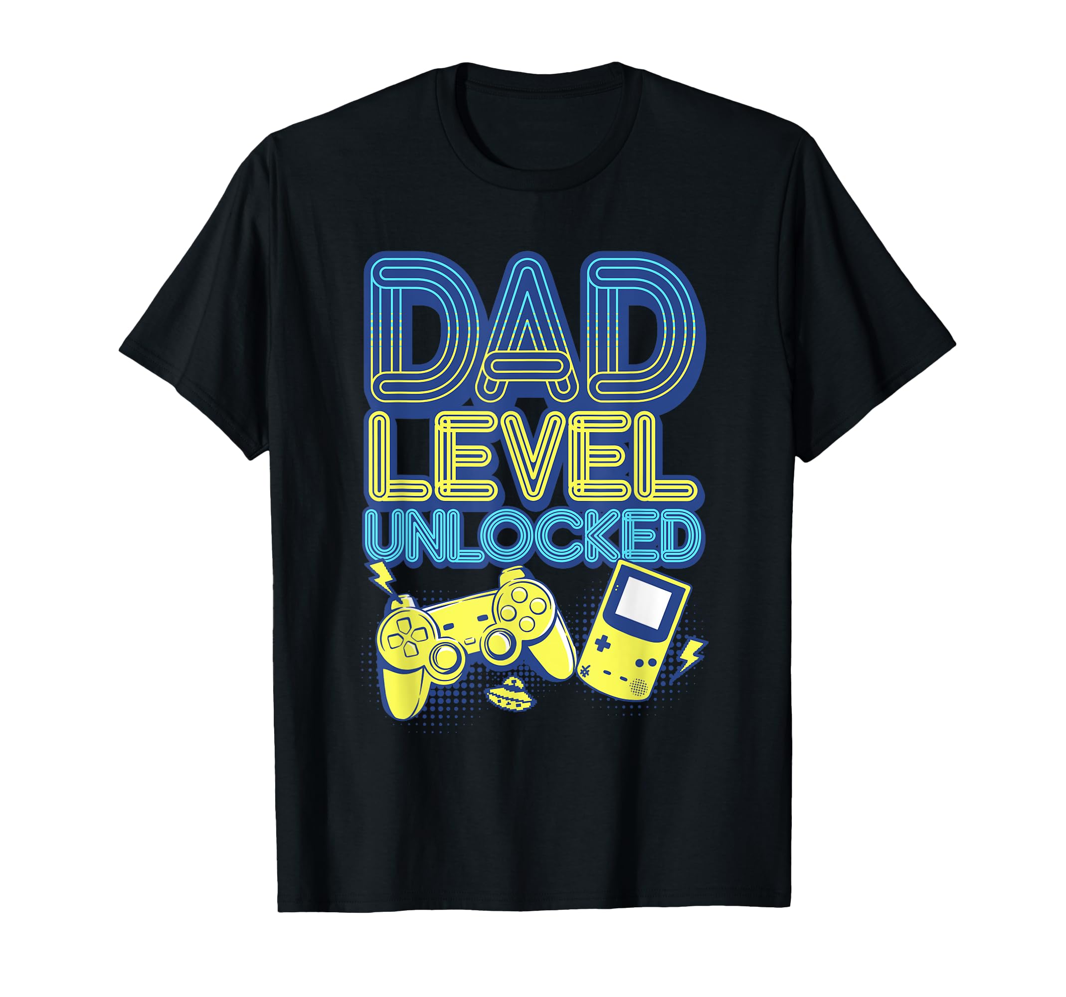 Dad Level Unlocked Funny Gamer New Dad T-Shirt - Novelty Apparel Unisex - T-Shirt, Sweatshirt, Hoodie