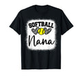 Personalized Softball Heart Nana T-Shirt - Graphic Print Men Women - T-Shirt, Sweatshirt, Hoodie