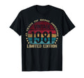 45 Year Old Gifts 1981 45Th Birthday T-Shirt - Graphic Print Unisex - T-Shirt, Sweatshirt, Hoodie