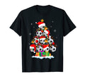 Tree Soccer Ball Santa Hat Family T-Shirt - Fun Novelty Design Unisex - T-Shirt, Sweatshirt, Hoodie