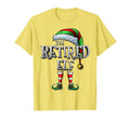 Retired Elf Matching Family Retired T-Shirt - Minimalist Print for Adults - T-Shirt, Sweatshirt, Hoodie