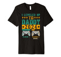 I Leveled Up To Daddy 2024 Fathers T-Shirt - Fun Novelty Design for Adults - T-Shirt, Sweatshirt, Hoodie