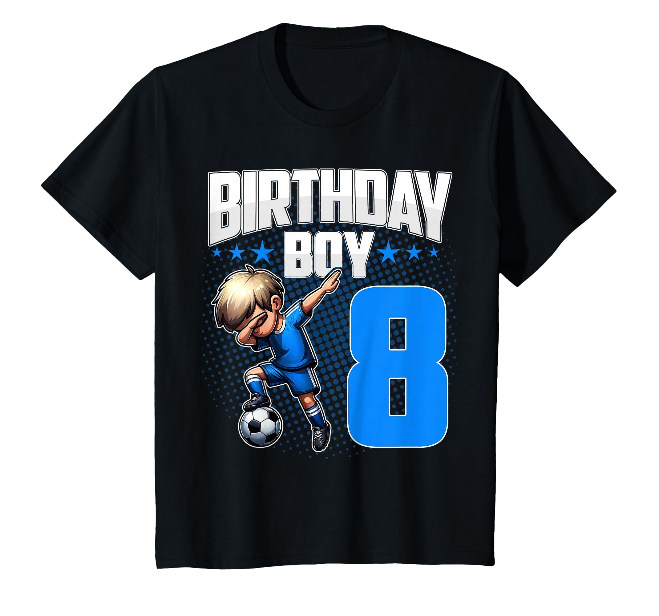 8Th Birthday Soccer Dabbing 8 T-Shirt - Casual Everyday Wear for Adults - T-Shirt, Sweatshirt, Hoodie