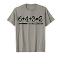 Double Play 6 4 3 2 Baseball Math T-Shirt - Novelty Apparel Men Women - T-Shirt, Sweatshirt, Hoodie