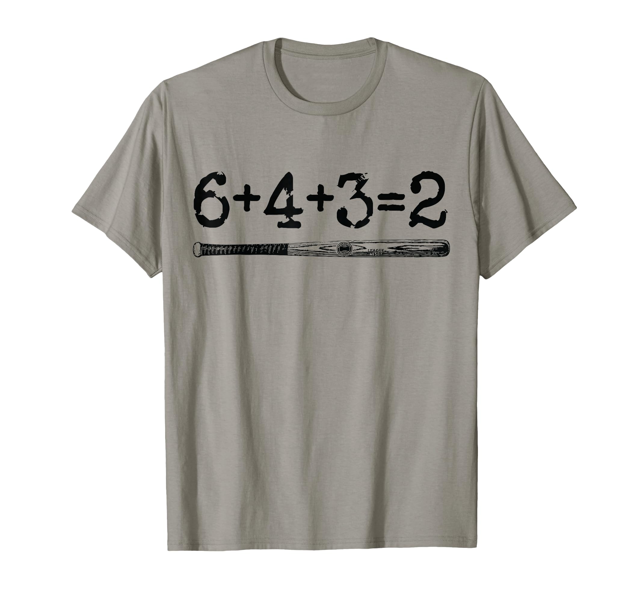 Double Play 6 4 3 2 Baseball Math T-Shirt - Novelty Apparel Men Women - T-Shirt, Sweatshirt, Hoodie