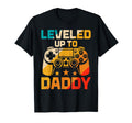 Leveled Up To Daddy Funny Gaming T-Shirt - Custom Art Print for Adults - T-Shirt, Sweatshirt, Hoodie