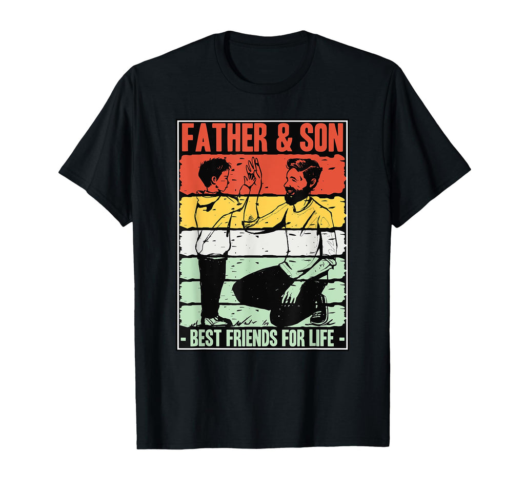 Father And Son Best Friends Life Dad T-Shirt - Trendy Graphic for Adults - T-Shirt, Sweatshirt, Hoodie