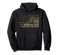 I Have Two Titles Dad And Bonus Dad Hoodie - Minimalist Print Unisex - T-Shirt, Sweatshirt, Hoodie