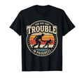 Dad And Son Trouble Progress Father And T-Shirt - Unique Graphic Men Women - T-Shirt, Sweatshirt, Hoodie