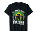 Myth Brazilian Legend Dad Brazilian T-Shirt - Aesthetic Graphic for Adults - T-Shirt, Sweatshirt, Hoodie