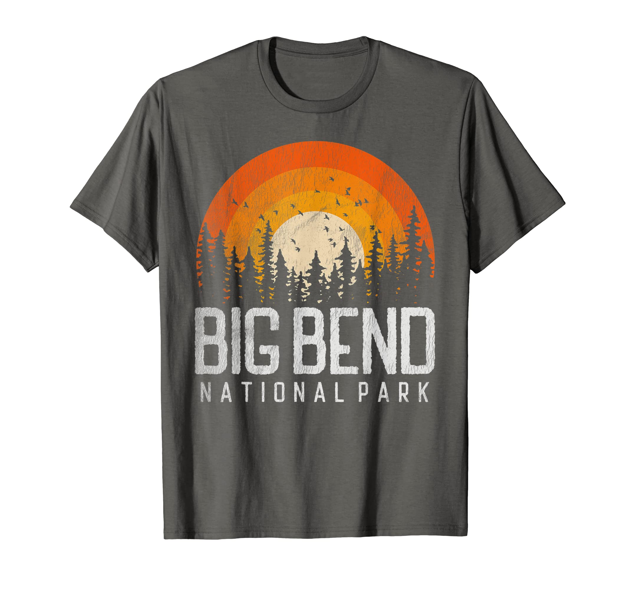 Big Bend Us National Park Texas 70S 80S T-Shirt - Custom Art Print Unisex - T-Shirt, Sweatshirt, Hoodie