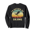 Id Rather Be Skiing Skier Ski Dad Sweatshirt - Unique Graphic Unisex - T-Shirt, Sweatshirt, Hoodie