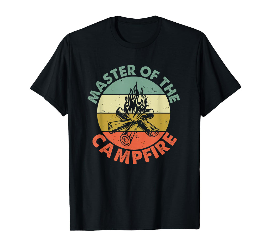 Master Campfire Dad Camping Camping Dad Gift T-Shirt - Graphic Print Unisex - T-Shirt, Sweatshirt, Hoodie