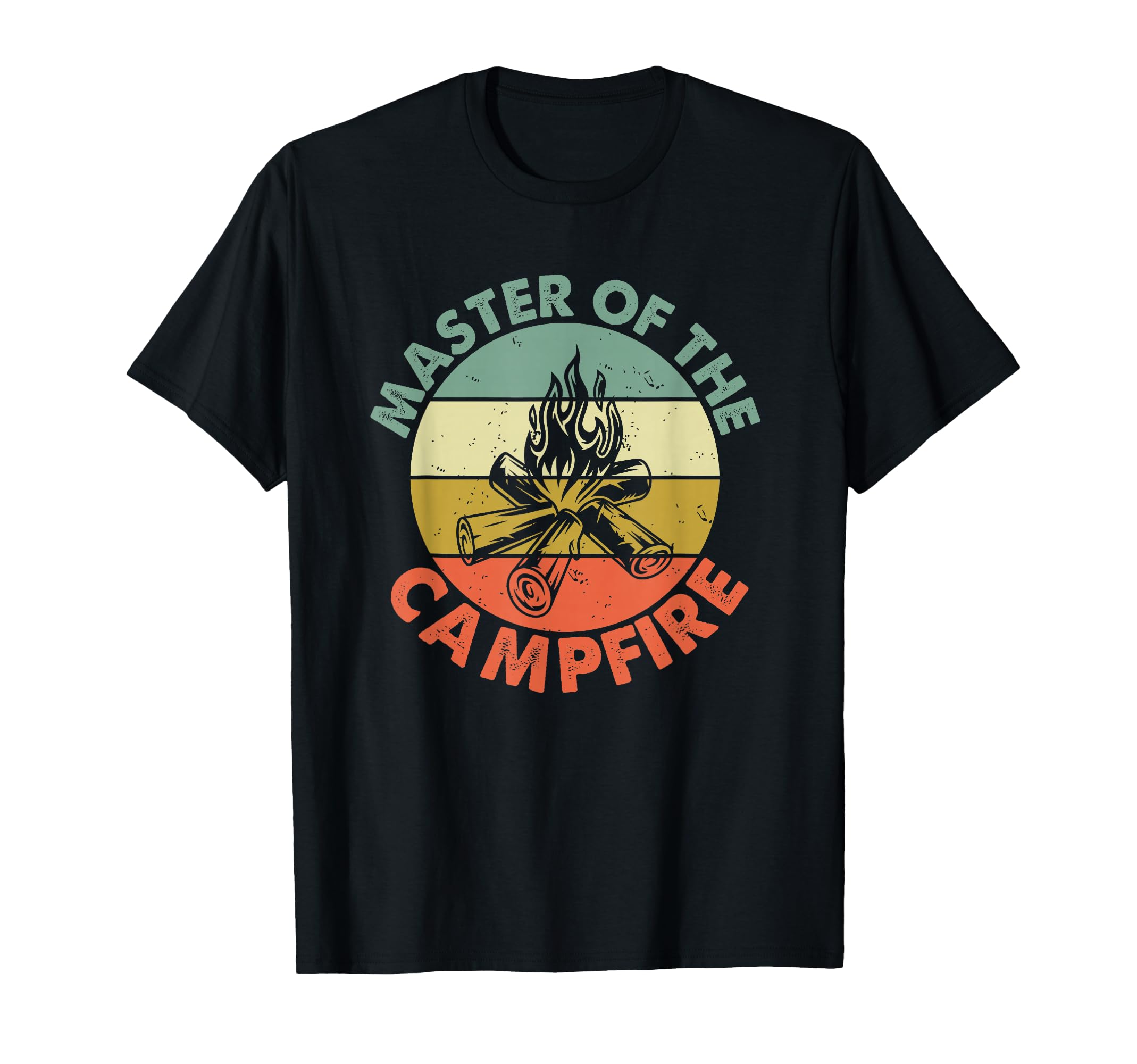 Master Campfire Dad Camping Camping Dad Gift T-Shirt - Graphic Print Unisex - T-Shirt, Sweatshirt, Hoodie