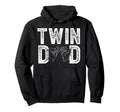 Twin Dad Twins Proud Twin Father Twins Hoodie - Aesthetic Graphic Unisex - T-Shirt, Sweatshirt, Hoodie