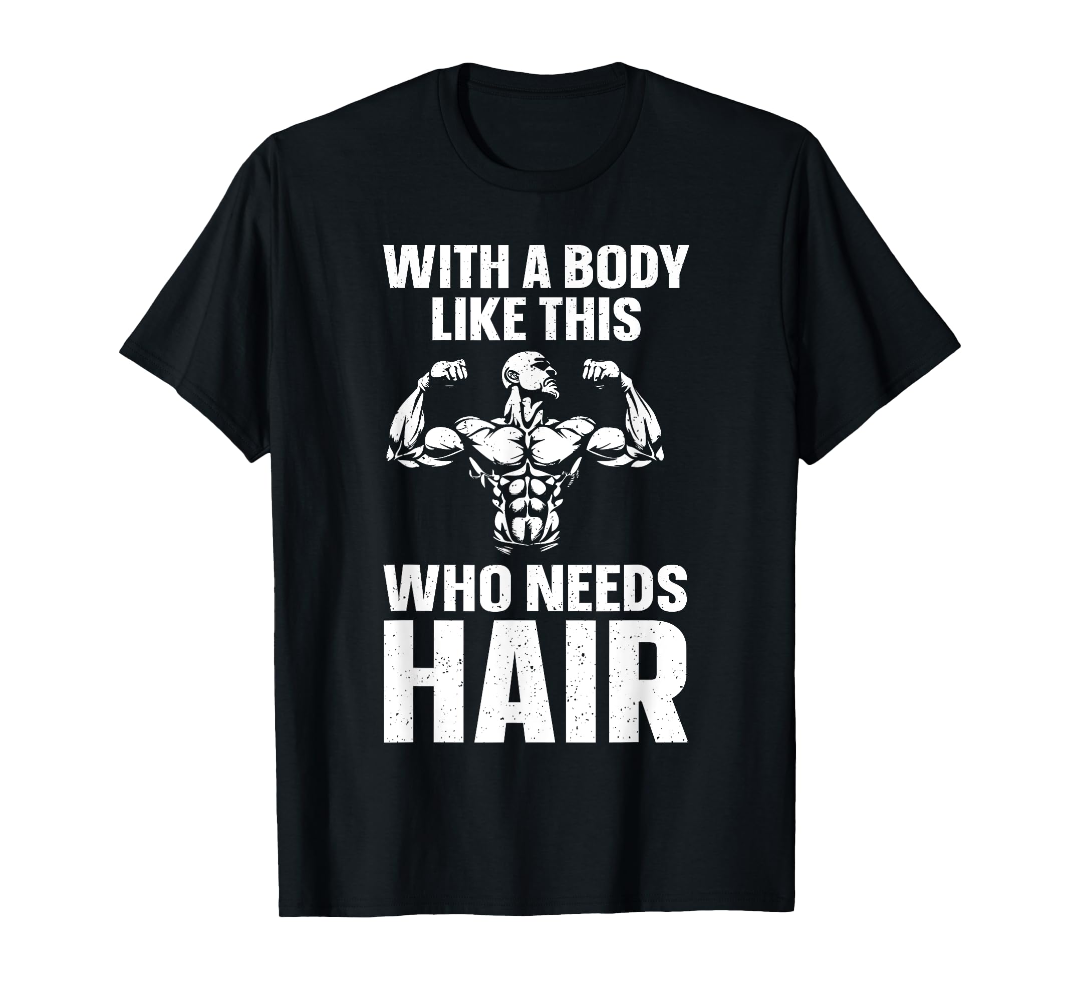 Bald Guy Dad Husband Bald Head Bald T-Shirt - Novelty Apparel Men Women - T-Shirt, Sweatshirt, Hoodie
