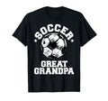 Soccer Great Grandpa Soccer Ball T-Shirt - Minimalist Print for Adults - T-Shirt, Sweatshirt, Hoodie