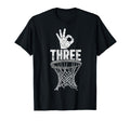 Three Points Throw Basketball Player T-Shirt - Minimalist Print Men Women - T-Shirt, Sweatshirt, Hoodie