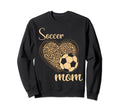 Leopard Soccer Mother Sweatshirt - Trendy Graphic for Adults - T-Shirt, Sweatshirt, Hoodie