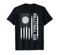 Usa Flag Volleyball Dad Fathers Day Sweatshirt - Minimalist Print Unisex - T-Shirt, Sweatshirt, Hoodie
