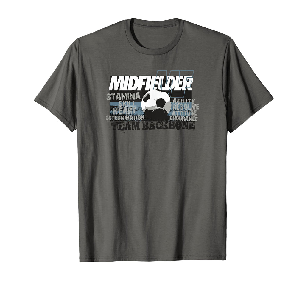 Soccer Midfielder Team Backbone T-Shirt - Streetwear Style Unisex - T-Shirt, Sweatshirt, Hoodie