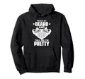Touch My Beard Tell Me Im Pretty Hoodie - Fun Novelty Design Men Women - T-Shirt, Sweatshirt, Hoodie