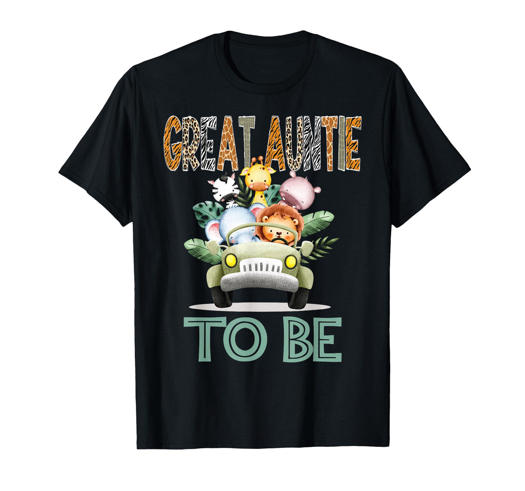 Soon To Be Great Auntie Jungle Animal T-Shirt - Graphic Print Unisex - T-Shirt, Sweatshirt, Hoodie