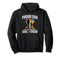 Proud Dad Toughest I Know Autism Hoodie - Minimalist Print Men Women - T-Shirt, Sweatshirt, Hoodie