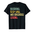 Funny Husband Step Dad Motorcross T-Shirt - Custom Art Print Men Women - T-Shirt, Sweatshirt, Hoodie
