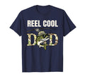 Reel Dad Daddy Fisherman Fishing T-Shirt - Minimalist Print for Adults - T-Shirt, Sweatshirt, Hoodie