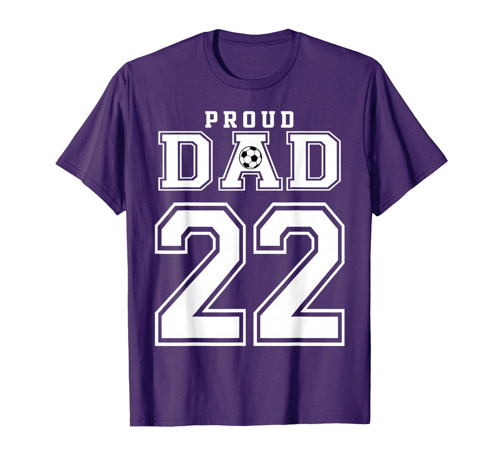 Number 22 Custom Proud Soccer Futbol T-Shirt - Trendy Graphic Men Women - T-Shirt, Sweatshirt, Hoodie