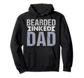 Bearded Inked Dad Bold Statement Hoodie - Casual Everyday Wear Men Women - T-Shirt, Sweatshirt, Hoodie