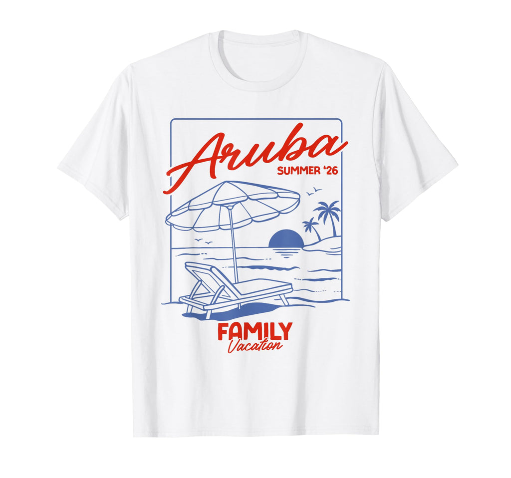 Aruba Summer 26 Family Matching T-Shirt - Casual Everyday Wear Unisex - T-Shirt, Sweatshirt, Hoodie