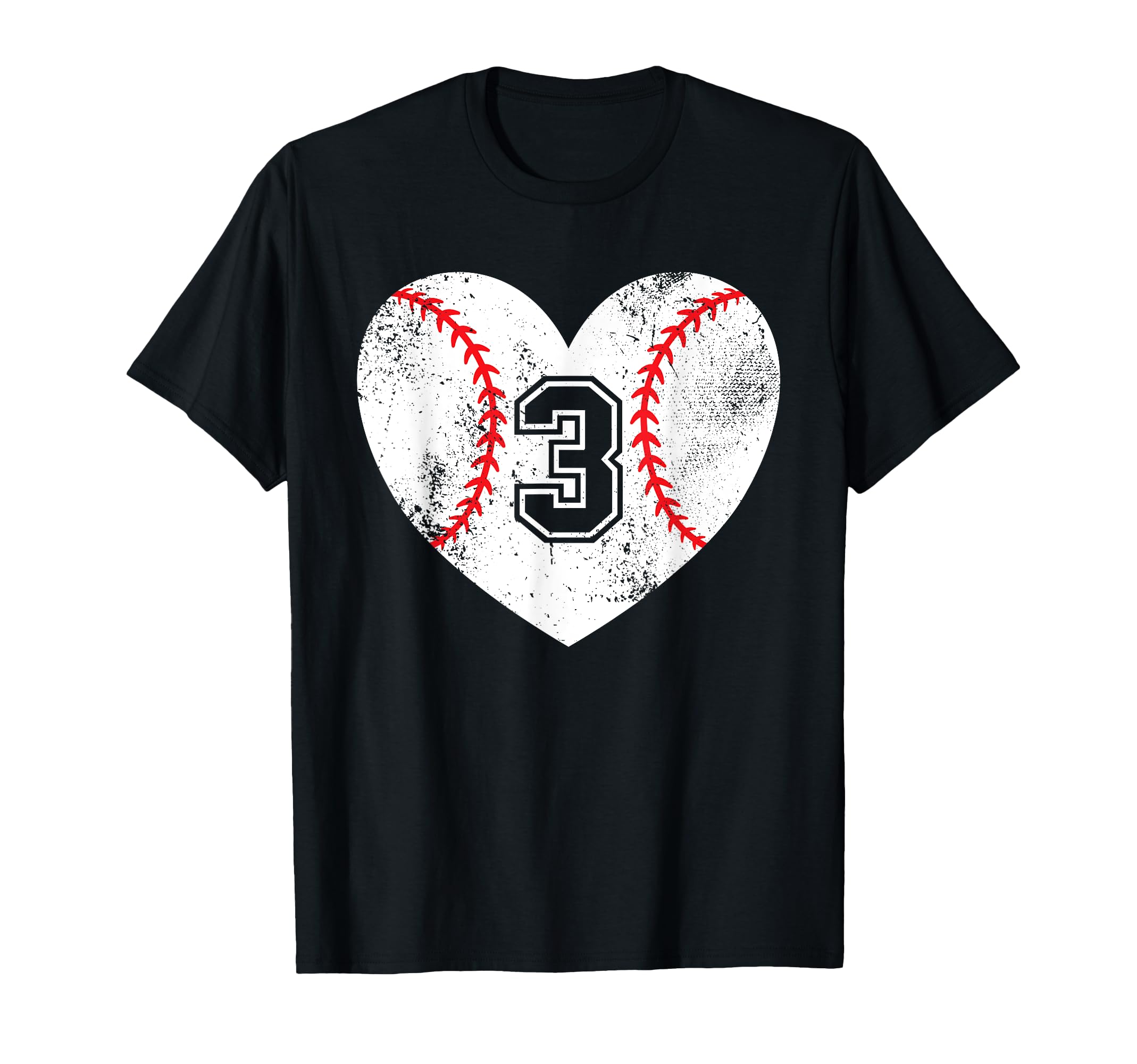 Baseball Heart Player 3 Baseball Mom T-Shirt - Trendy Graphic for Adults - T-Shirt, Sweatshirt, Hoodie
