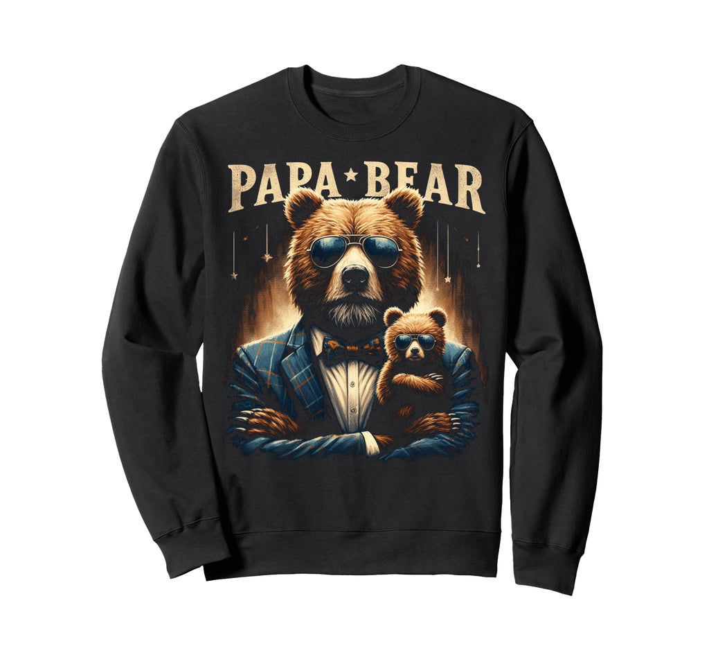 Papa Bear Funny Bears Animal Lover Sweatshirt - Novelty Apparel Men Women - T-Shirt, Sweatshirt, Hoodie