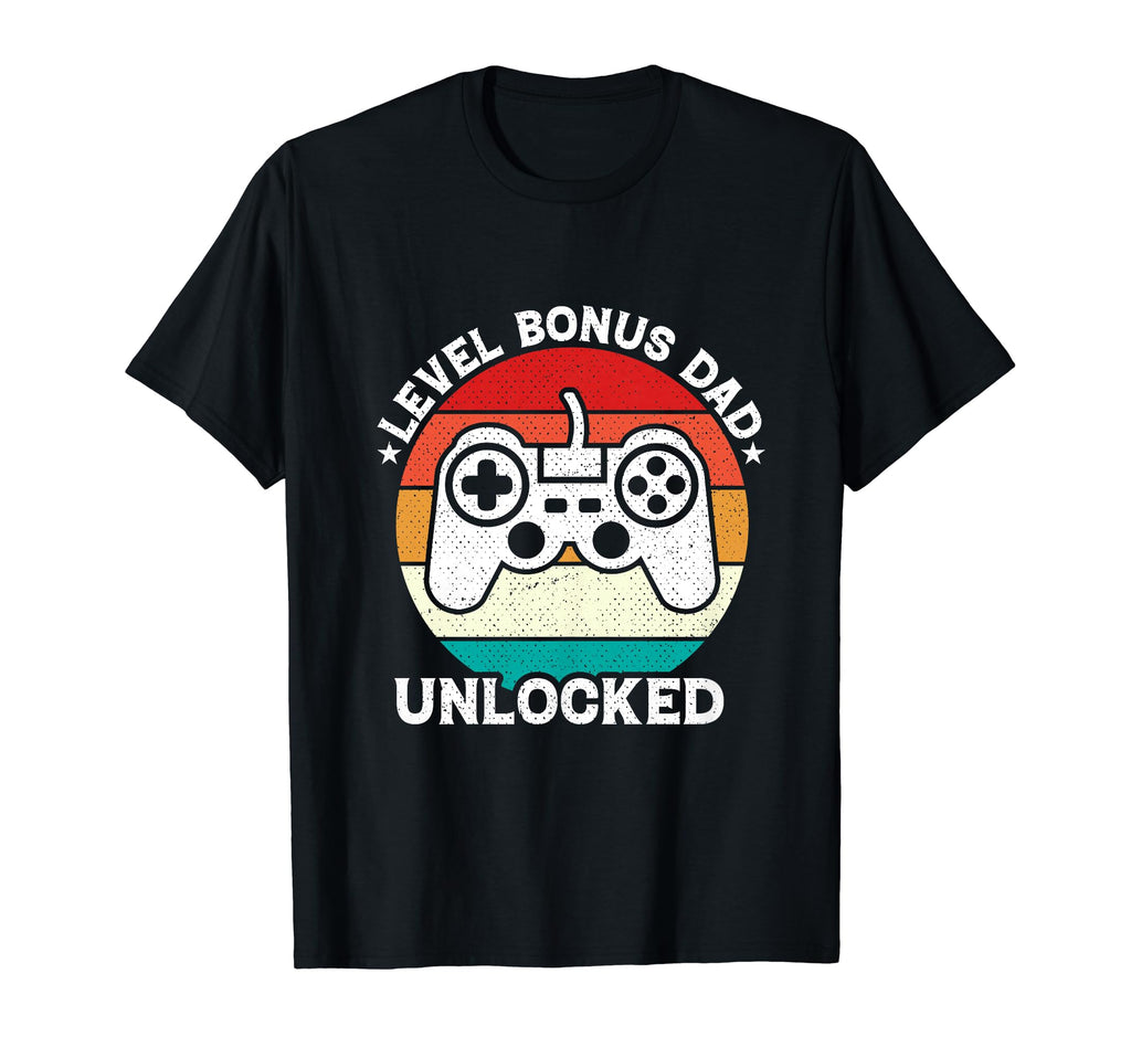 Funny Stepdad Video Game Level Gaming T-Shirt - Graphic Print for Adults - T-Shirt, Sweatshirt, Hoodie