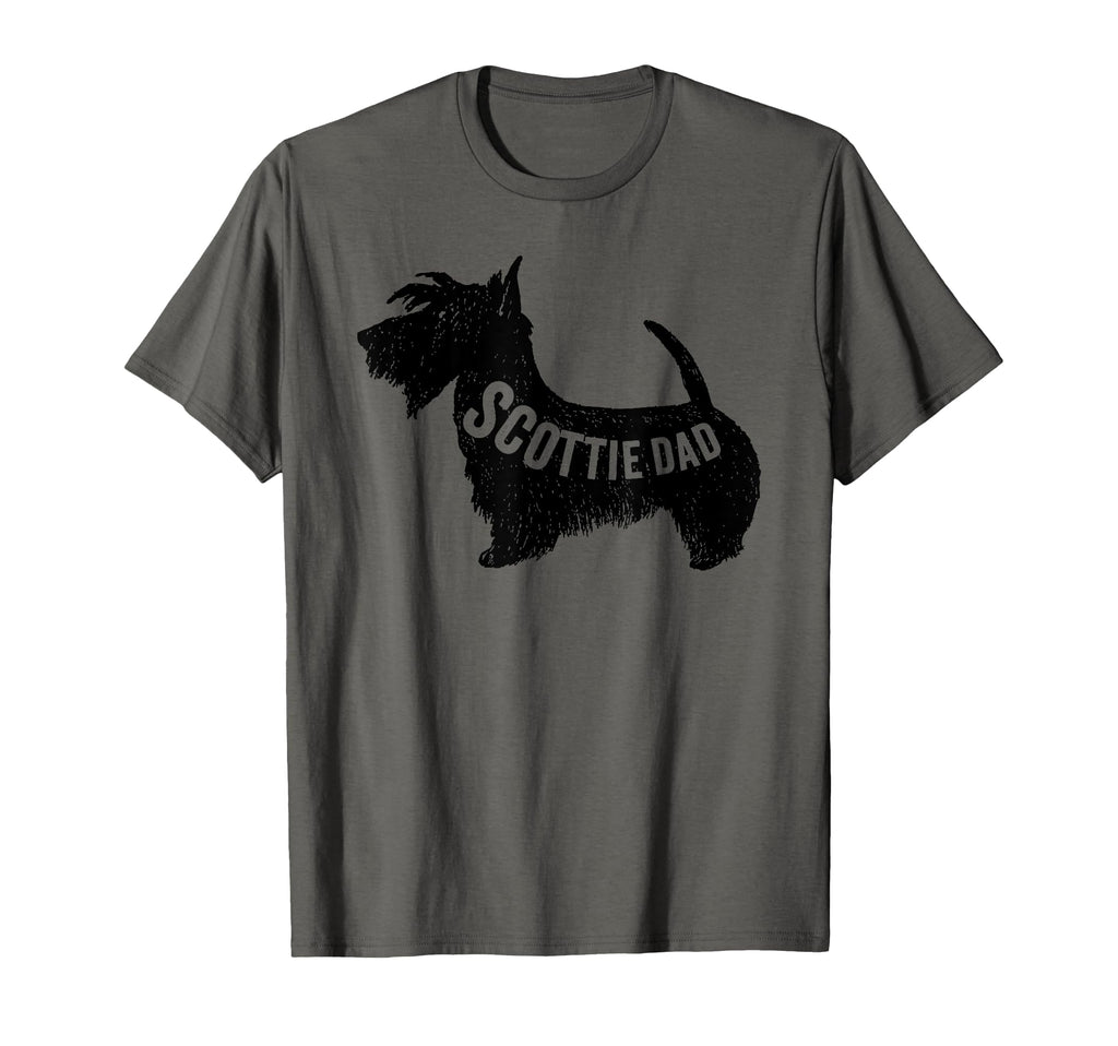 Scottie Dad Dog Lover Scottish Terrier T-Shirt - Unique Graphic Men Women - T-Shirt, Sweatshirt, Hoodie