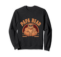 Papa Bear Bear Family Love Dad Sweatshirt - Minimalist Print for Adults - T-Shirt, Sweatshirt, Hoodie