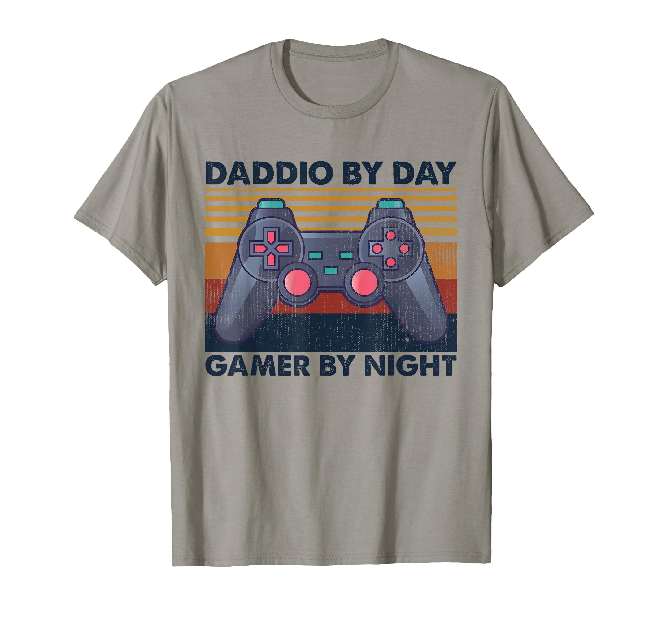 Daddio Day Gamer Night Funny Gaming T-Shirt - Minimalist Print for Adults - T-Shirt, Sweatshirt, Hoodie