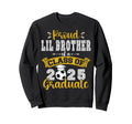 Proud Lil Brother Class 2025 Sweatshirt - Aesthetic Graphic for Adults - T-Shirt, Sweatshirt, Hoodie