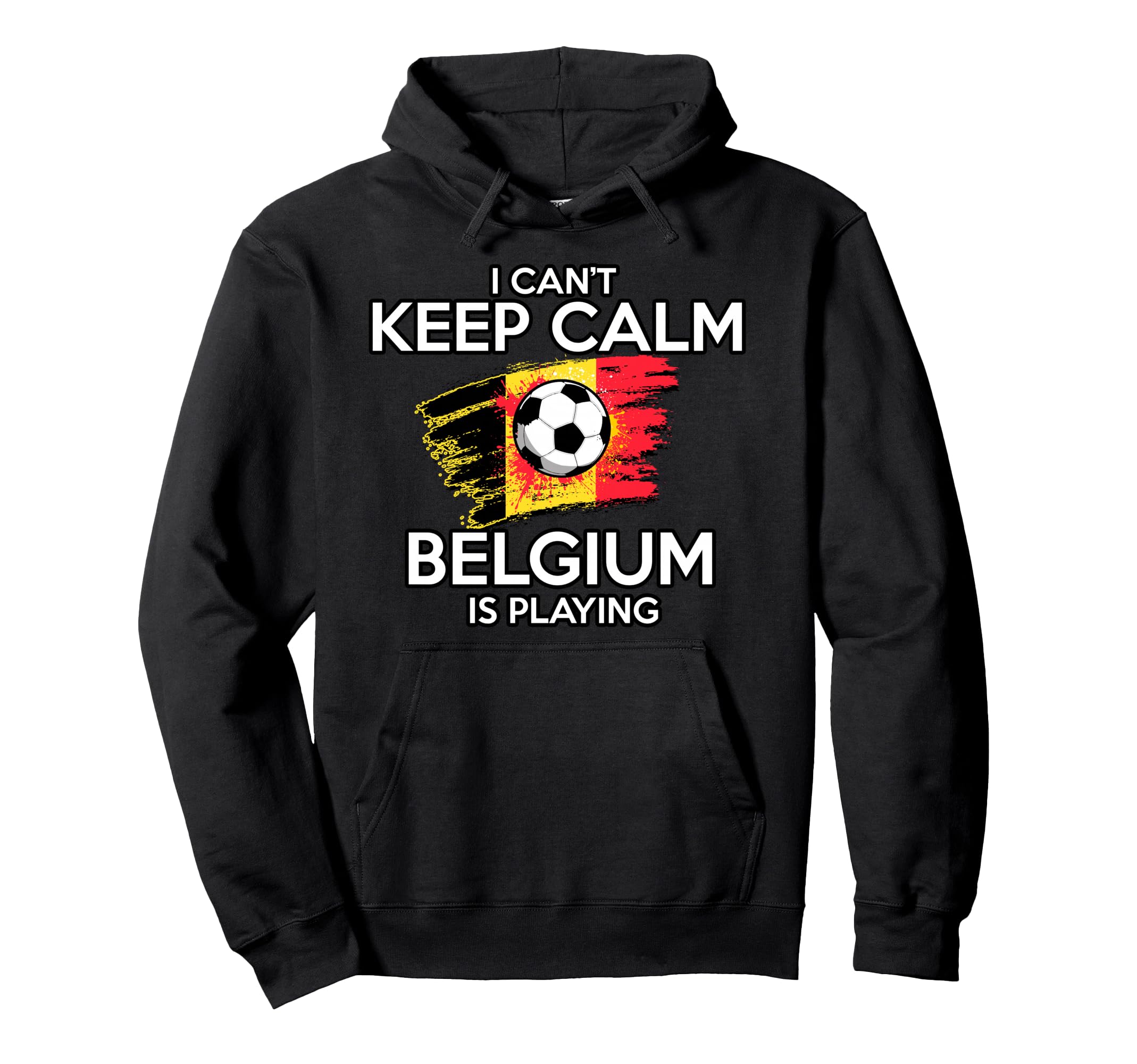 Belgium Football Fan Soccer Game Player Hoodie - Graphic Print Unisex - T-Shirt, Sweatshirt, Hoodie