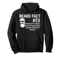 Funny Beard Fact Stroking Beard Hoodie - Aesthetic Graphic Unisex - T-Shirt, Sweatshirt, Hoodie