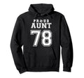 Number 78 Custom Proud Soccer Futbol Hoodie - Minimalist Print for Adults - T-Shirt, Sweatshirt, Hoodie