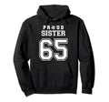 Number 65 Custom Proud Soccer Futbol Hoodie - Custom Art Print Unisex - T-Shirt, Sweatshirt, Hoodie